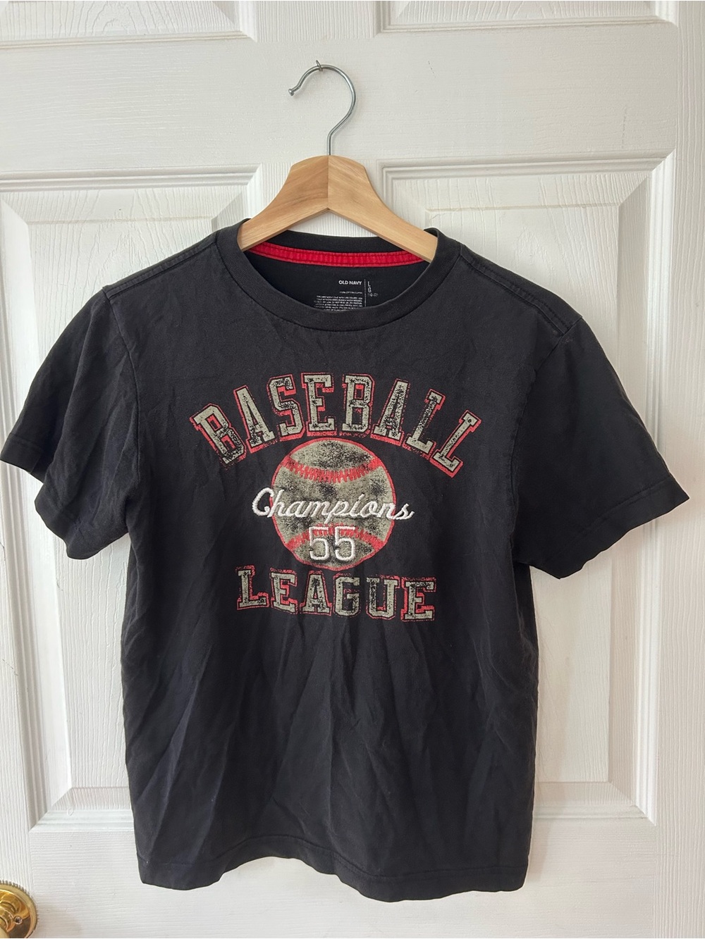 Old Navy Baseball League Graphic Tee - Black